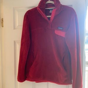 Patagonia Re-Tool Snap-T women’s pullover red large